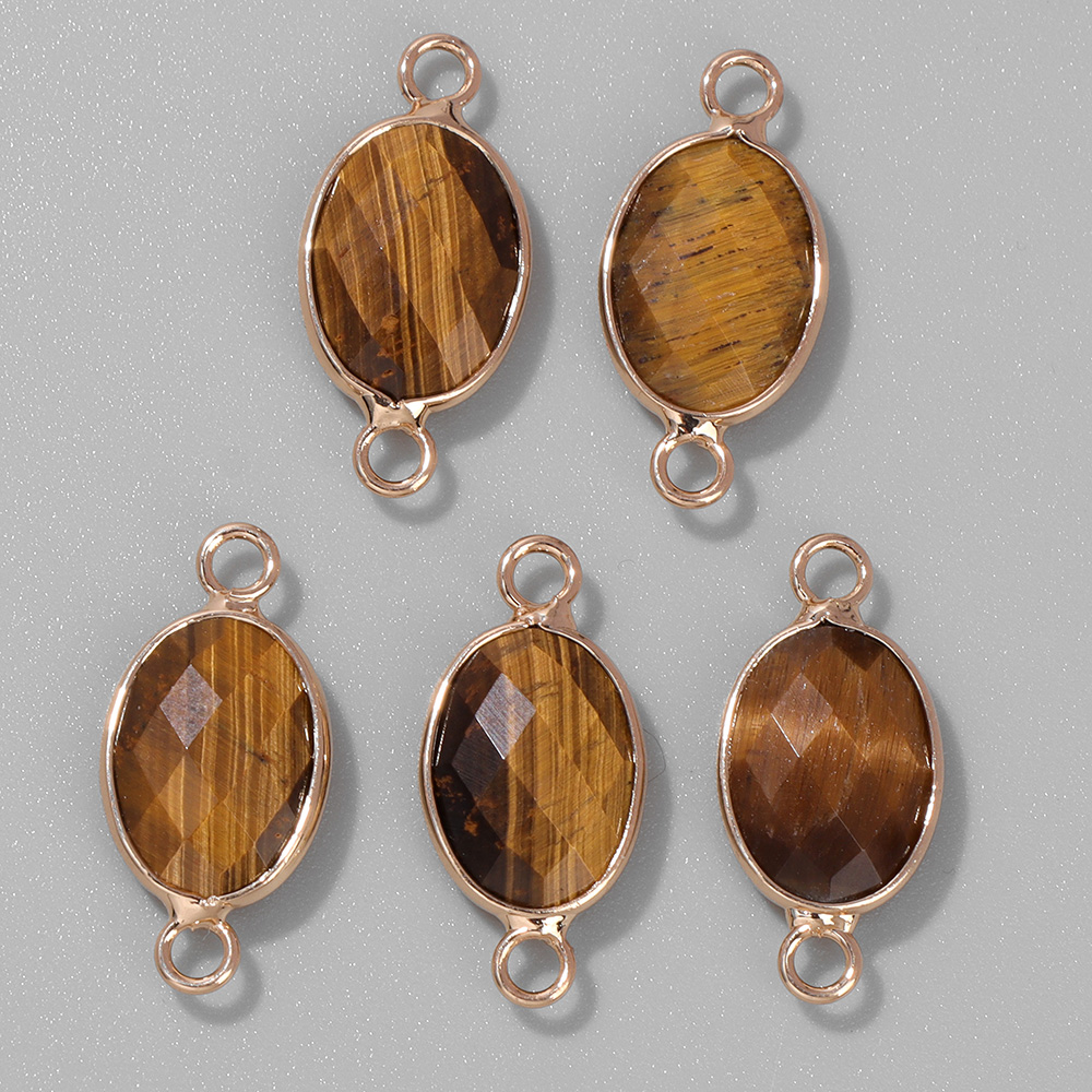 Vintage Fashion Stores - Facetada Pedra Natural Pingentes, Olho de