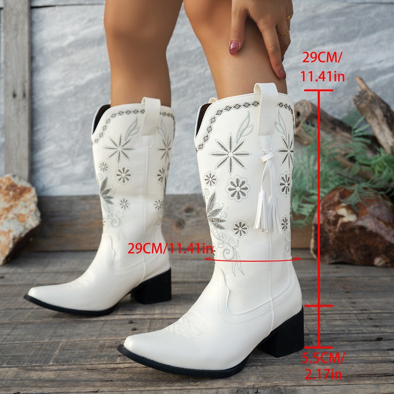 Vintage Outdoor Fashion - Botas Femininas Casuais de Cano Alto