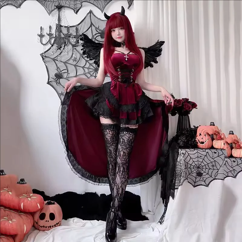 Vintage Fashion Dresses - Vestido de Noiva Vampira Gótica Vitoriana