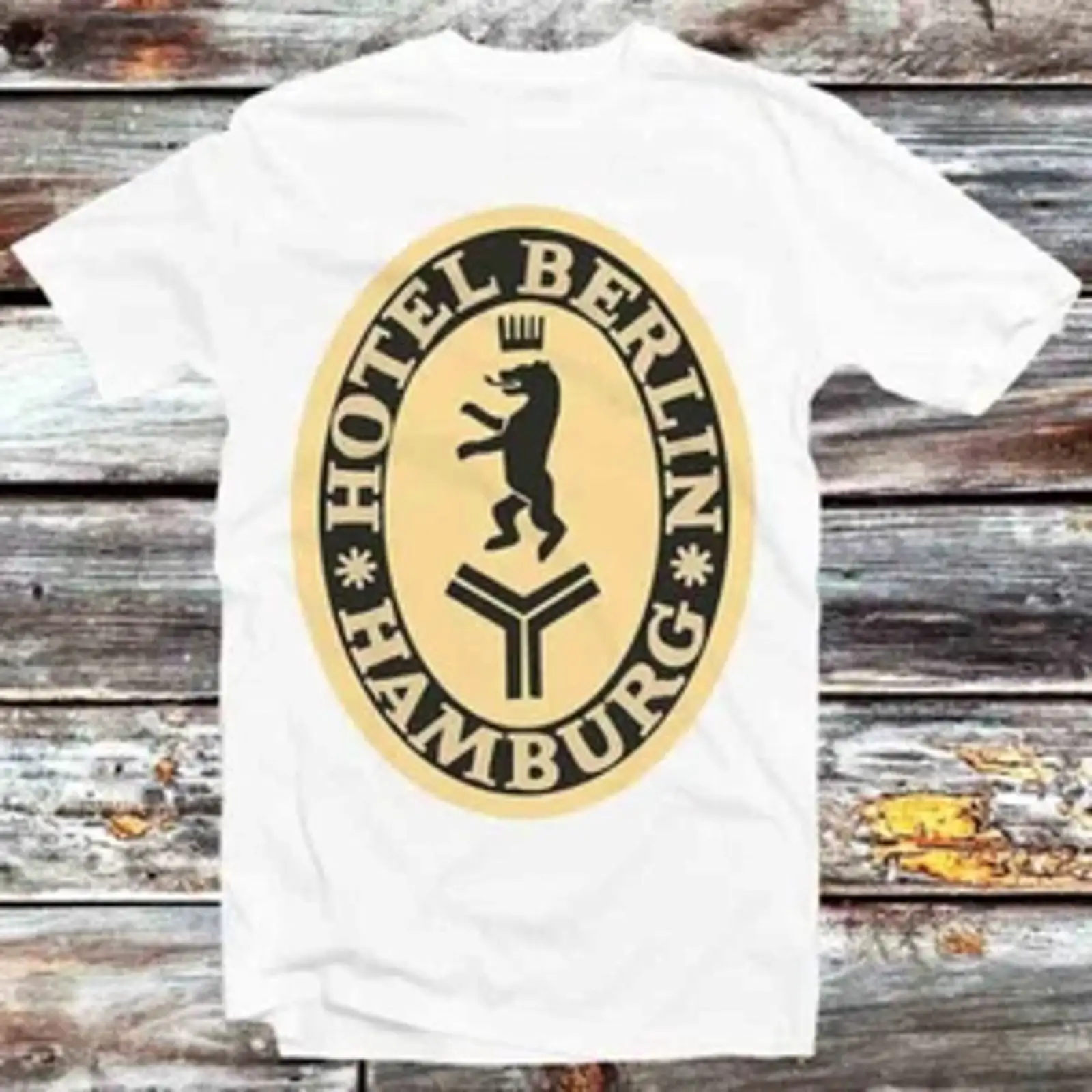 Vintage Fashion Hamburg - Camiseta com logotipo do Hotel Berlin