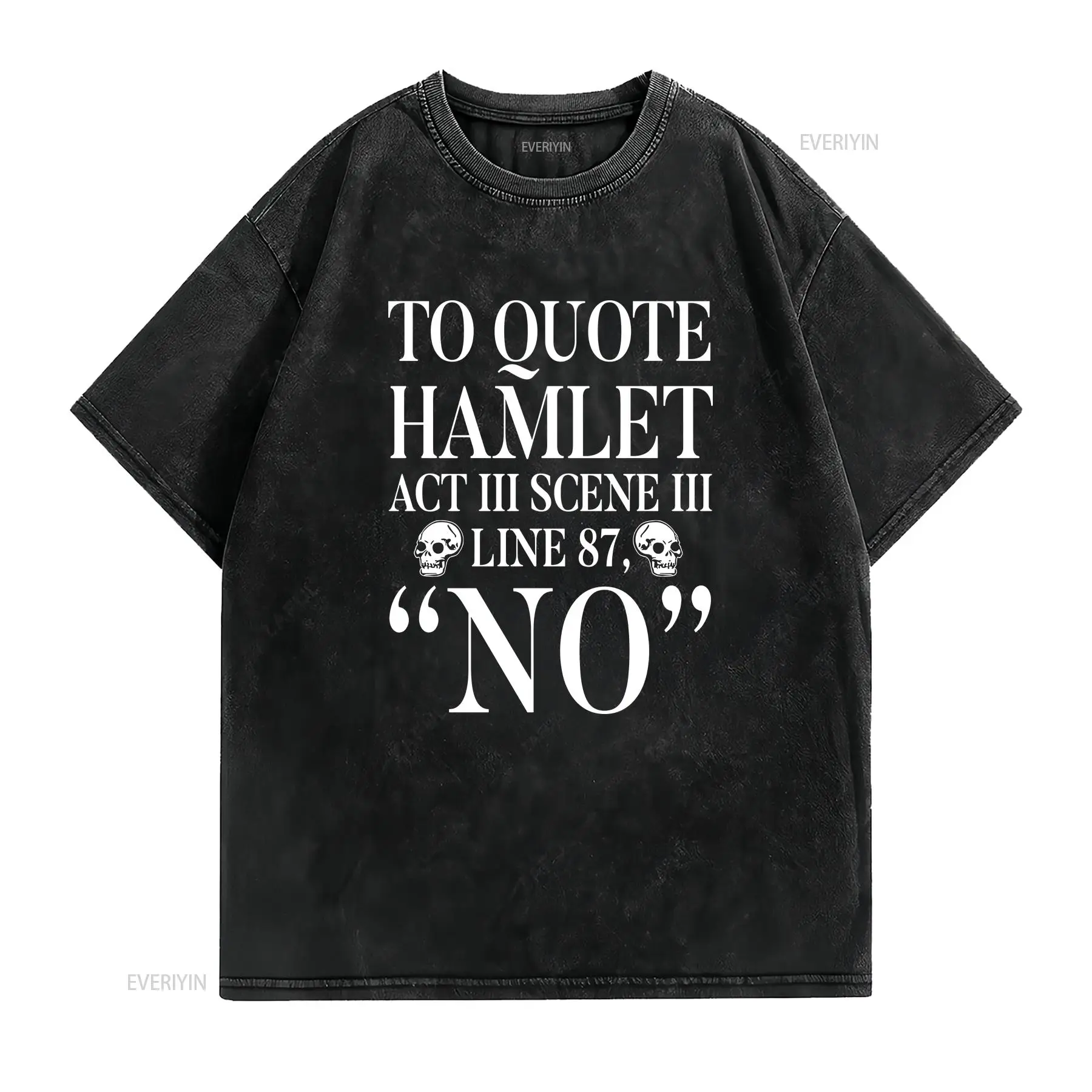 Camiseta com estampa de Hamlet - Vintage Fashion Quotes avaliação e preço
