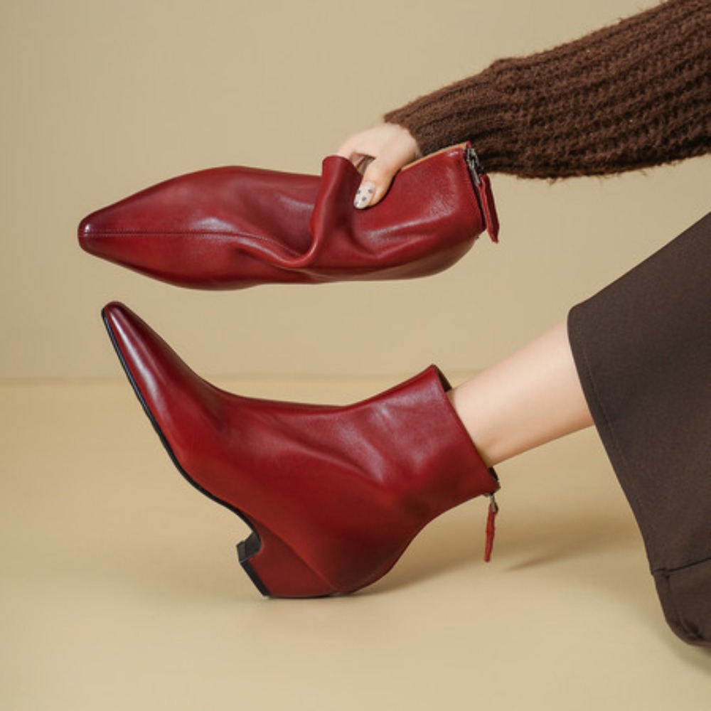 Botas Femininas de Cano Curto  - Vintage Fashion Online avaliação e preço