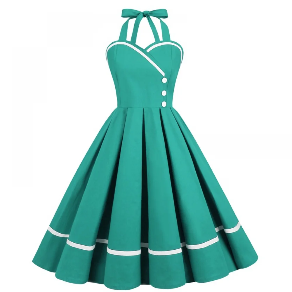 Halloween 50s 60s 80s vestido  - Vintage Fashion Dresses avaliação e preço
