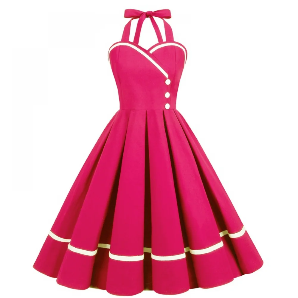 Halloween 50s 60s 80s vestido  - Vintage Fashion Dresses avaliação e preço