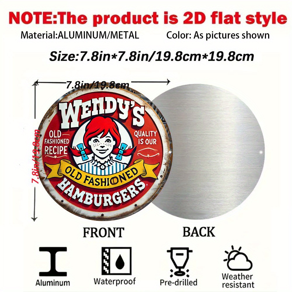 2D plano, vintage Wendy's Old  - Vintage Fashion Hamburg avaliação e preço
