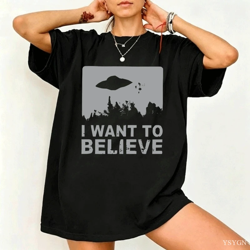 Quero Acreditar Camiseta Gráfi - Vintage Fashion Quotes avaliação e preço
