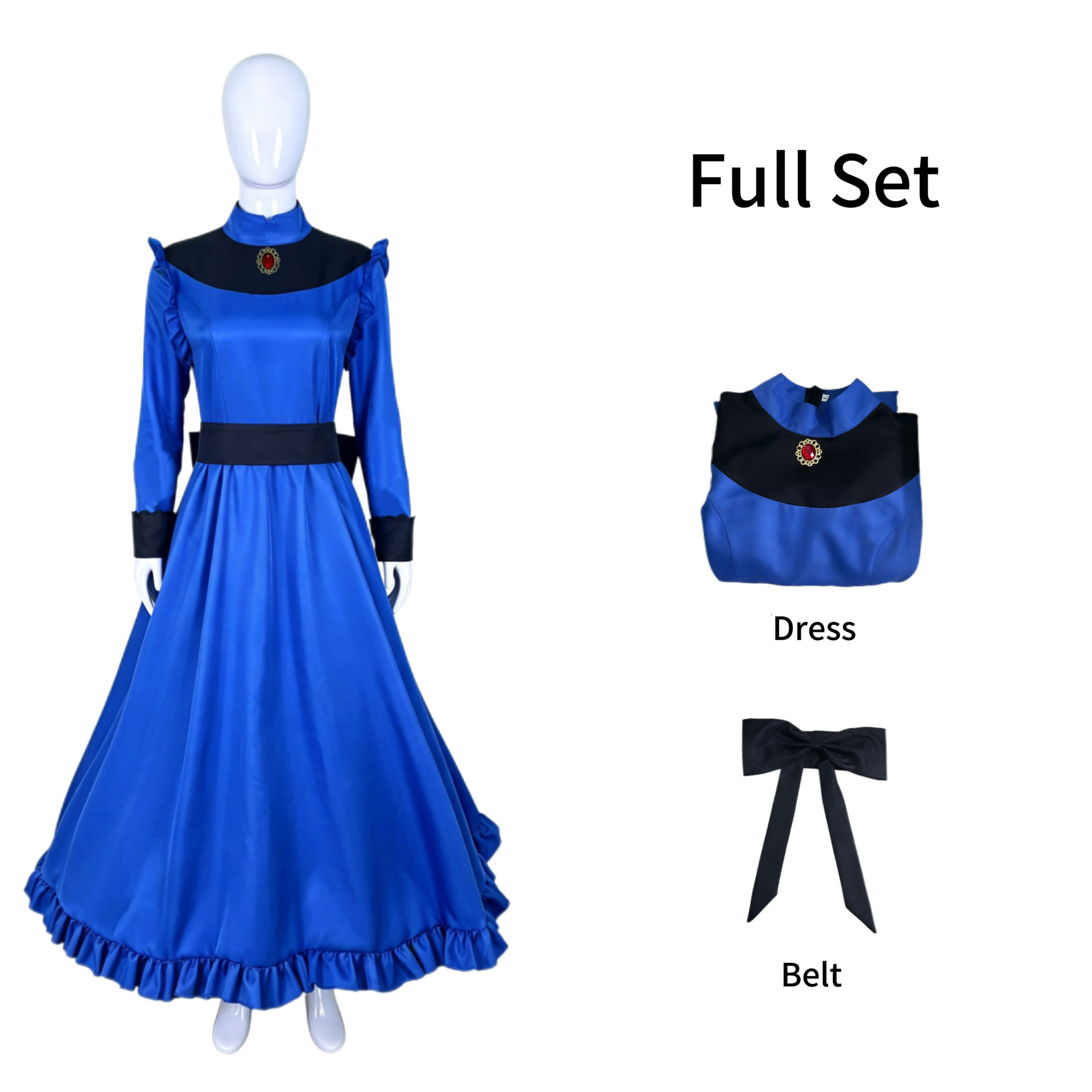 Fantasia de Cosplay Anime Yuba - Vintage Fashion Dresses avaliação e preço