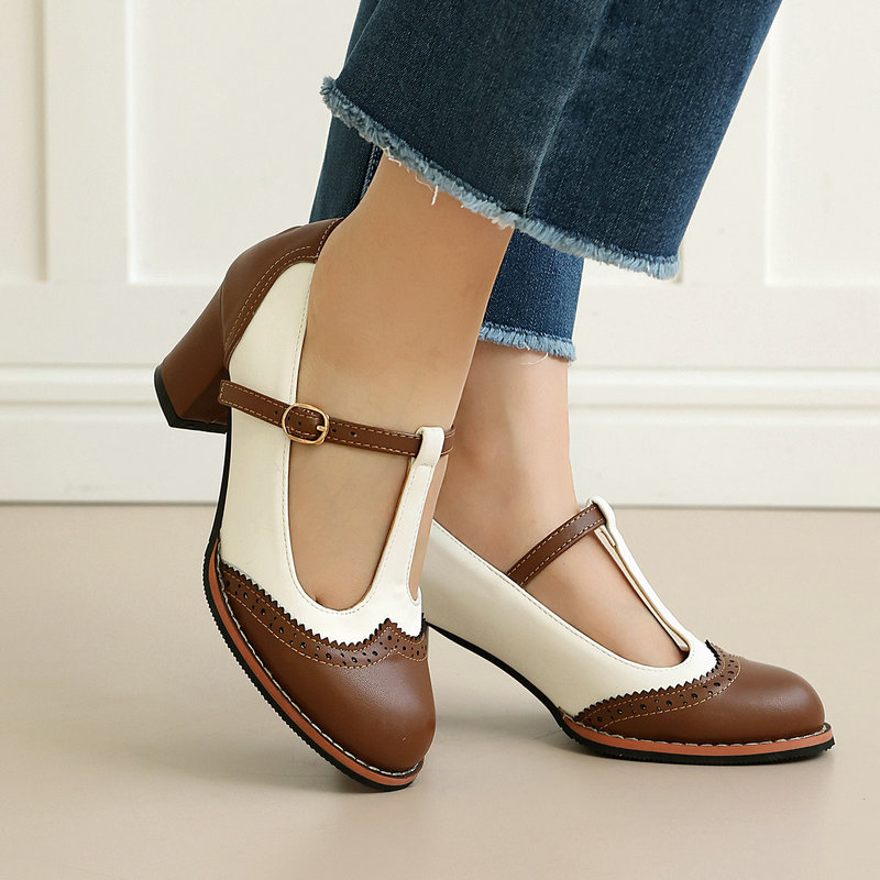 Sapatos Femininos Mary Jane co - Vintage Fashion Online avaliação e preço