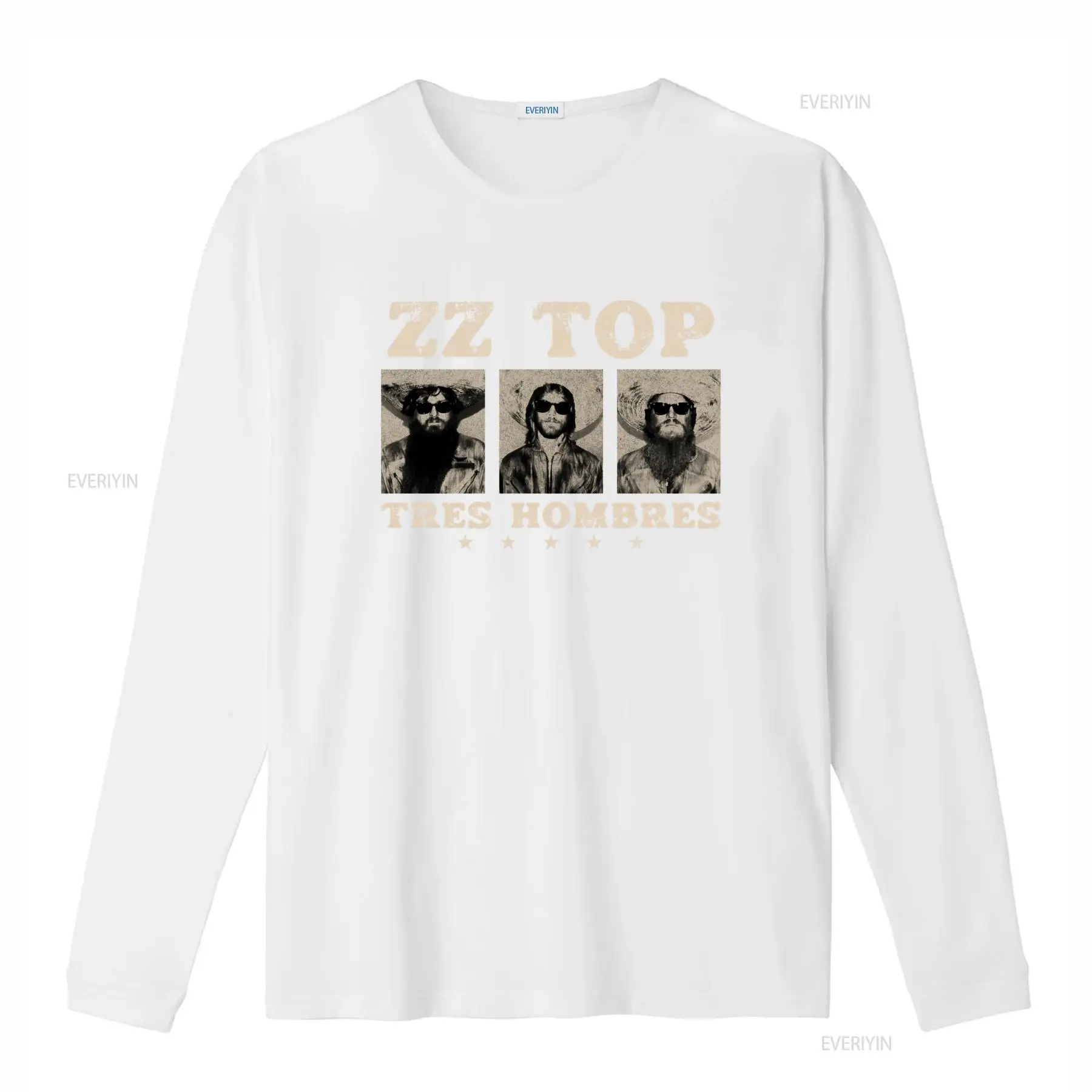 Camiseta Tres Hombres ZZ Top R - Vintage Fashion La avaliação e preço